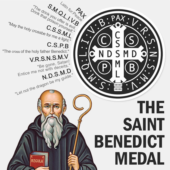 St. Benedict the Protector Titanium Ring