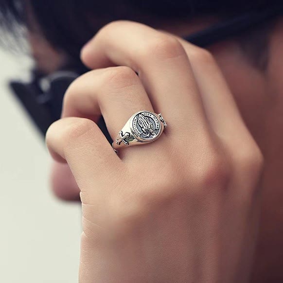 Praying Hands Adjustable Ring