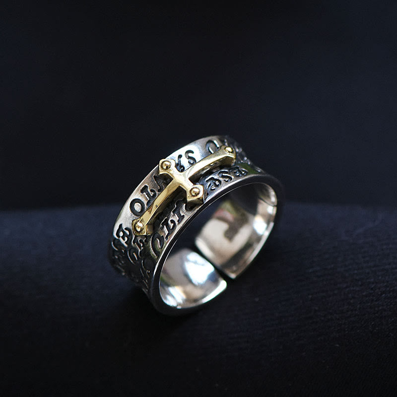 Adjustable Cross Ring  Jewelry