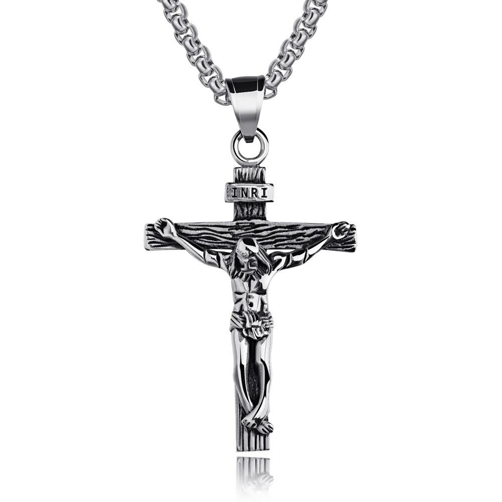 Jewelry Crucifix Pendant Charm Necklace