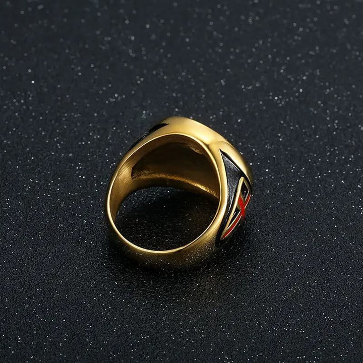 Knight's Armor Shield Protection Titanium Ring
