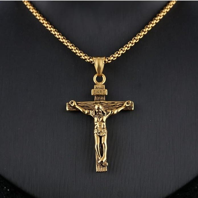 Jewelry Crucifix Pendant Charm Necklace