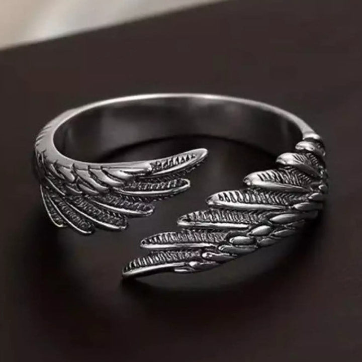 Pure Angel Wings Adjustable Ring
