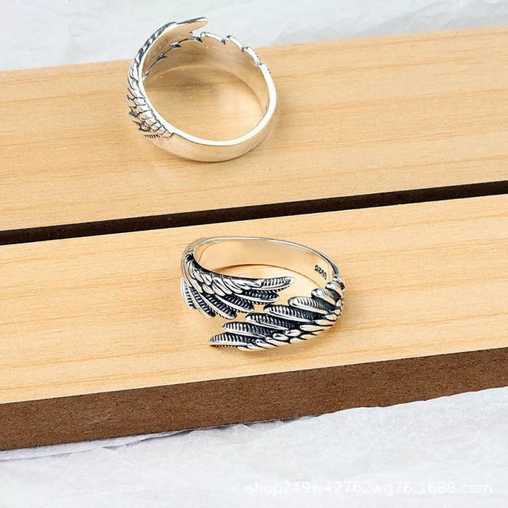 Pure Angel Wings Adjustable Ring