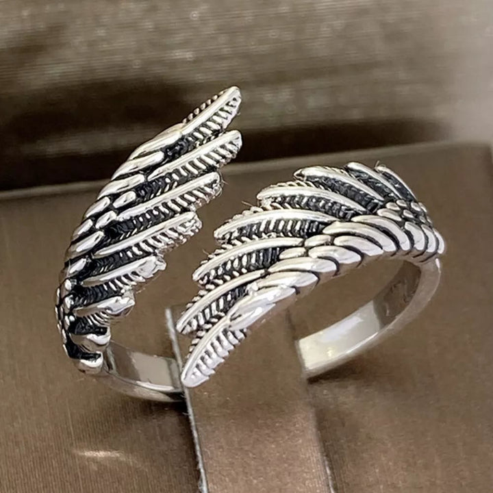 Pure Angel Wings Adjustable Ring