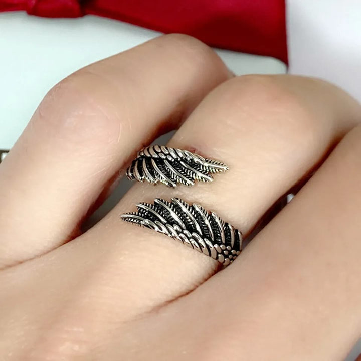 Pure Angel Wings Adjustable Ring