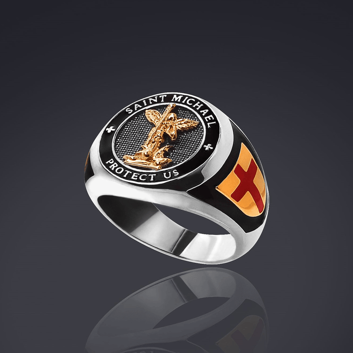 Saint Michael the Archangel Protection Ring