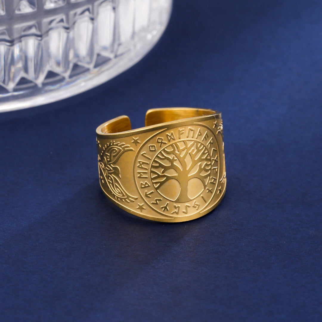 Tree of Life Bird Guardian Ring