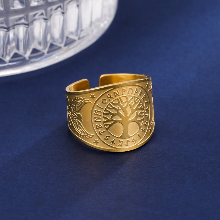 Tree of Life Bird Guardian Ring