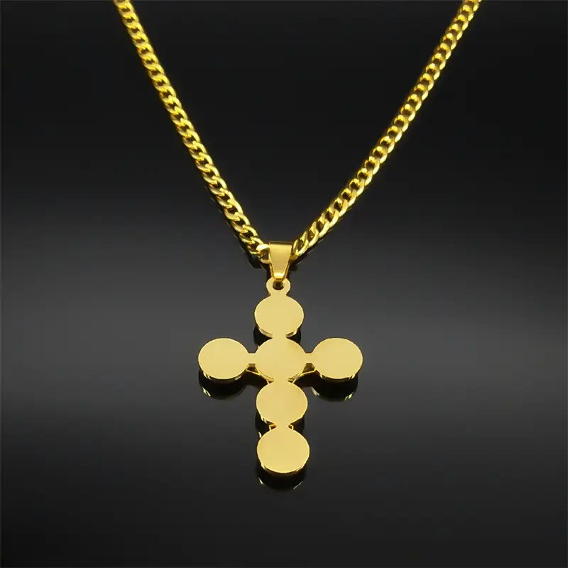 Medal Of St. Benedict Cross Pendant Necklace