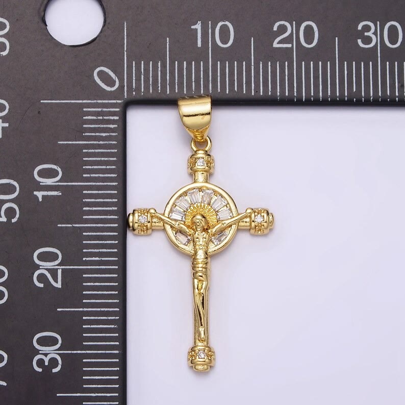 Jesus Cross Crucifix Christian Faith Necklace