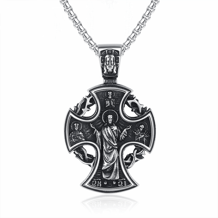 St. Benedict the Protector & St. Micheal the Archangel Necklace
