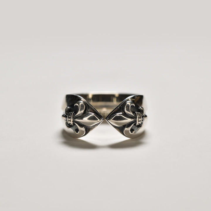 Medieval Retro Cross Iris Ring