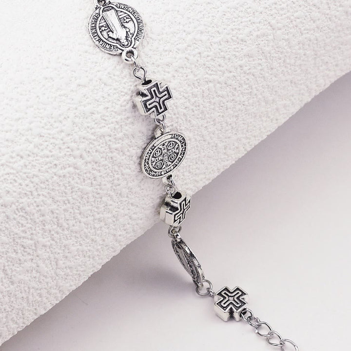 St. Benedict Medal Cross Protection Bracelet