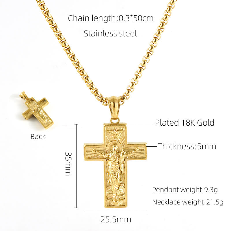11 Retro Style Classic Icon Bless Pendant Necklace