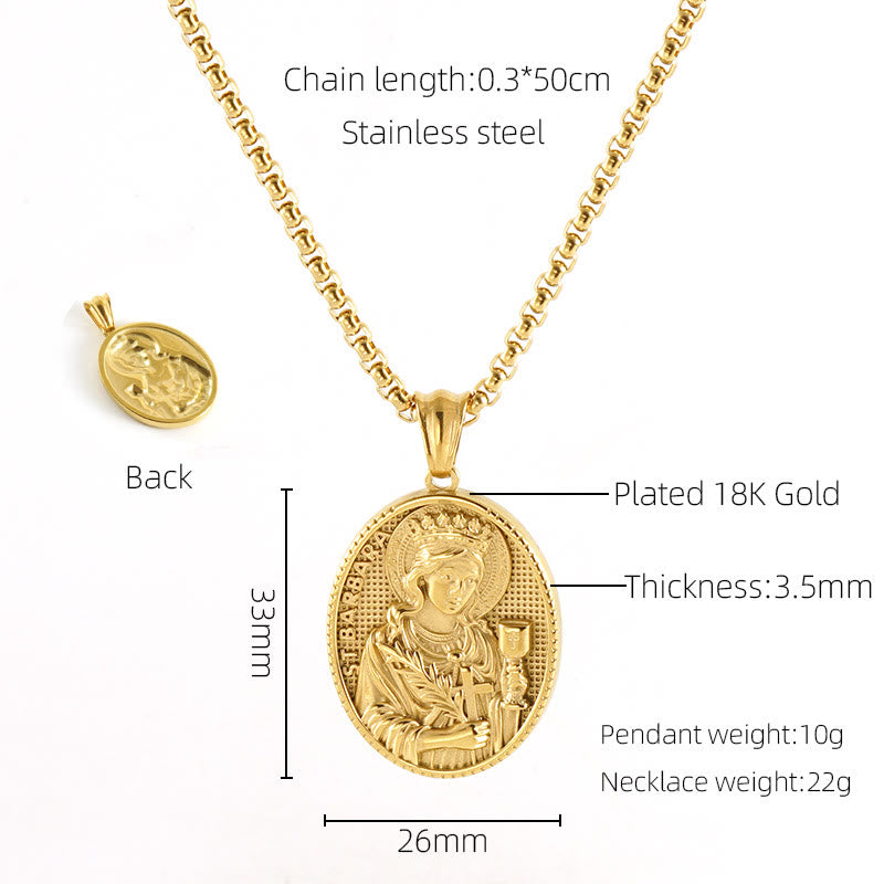 11 Retro Style Classic Icon Bless Pendant Necklace