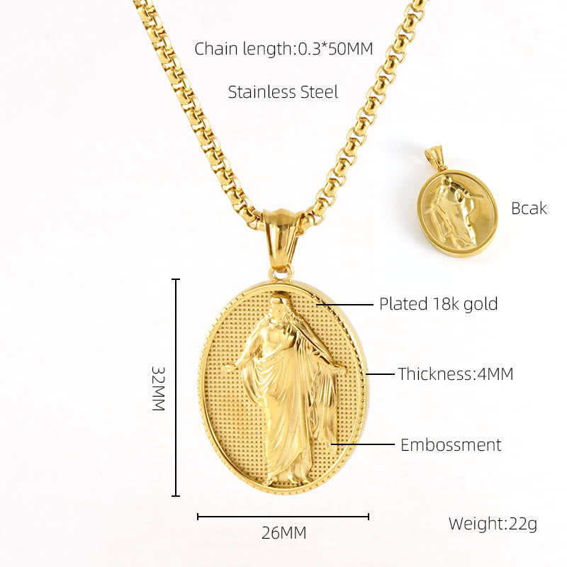 11 Retro Style Classic Icon Bless Pendant Necklace
