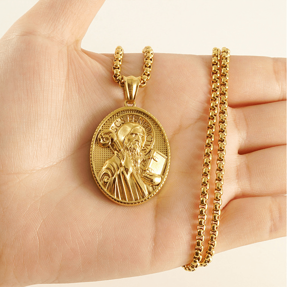 11 Retro Style Classic Icon Bless Pendant Necklace
