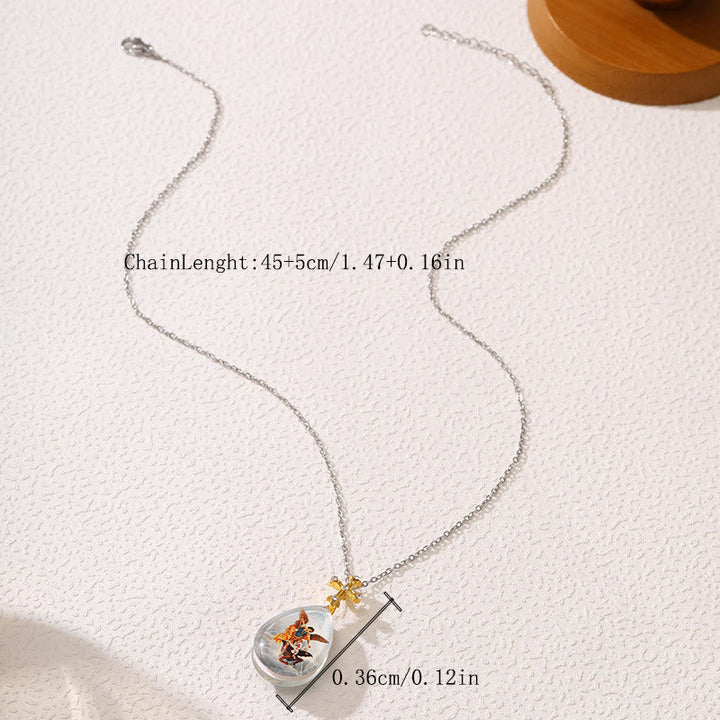 Simple Fashion Style Crystal Jesus Series Pendant Necklace