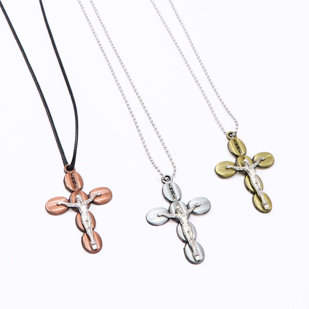 Simple Style Crucifx Protective Religion Amulet Pendant Necklace