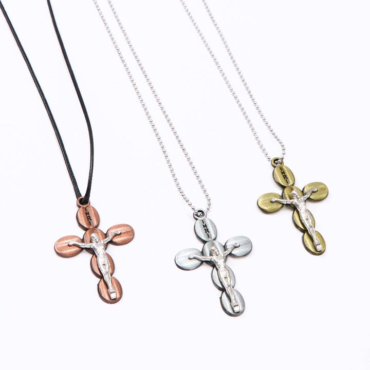 Simple Style Crucifx Protective Religion Amulet Pendant Necklace