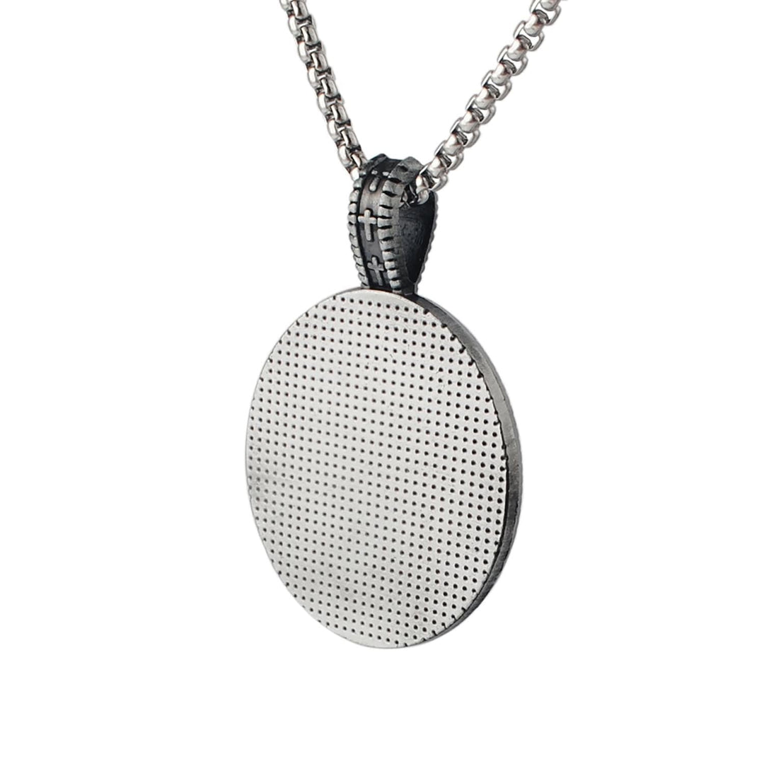 Classic Style Crafted St. Christopher Protect Us Pendant Necklace