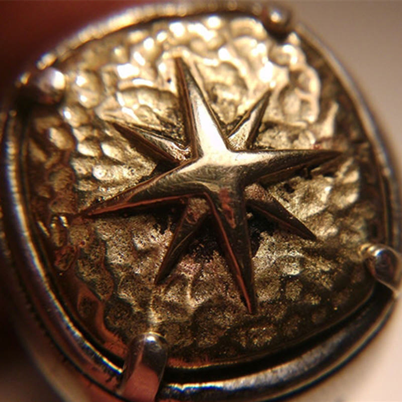 Classic Style Star of Bethlehem Cross Sacred Blessing Ring