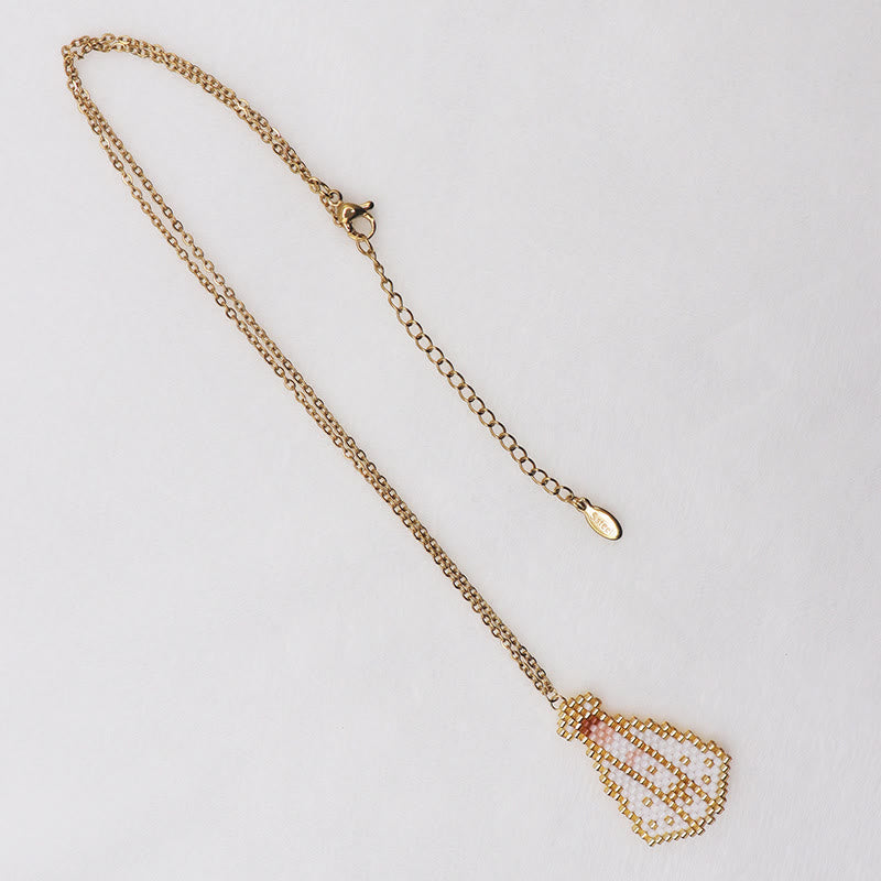 Colored Style Cartoon Saints Beaded Charming Faith Inspired Necklace