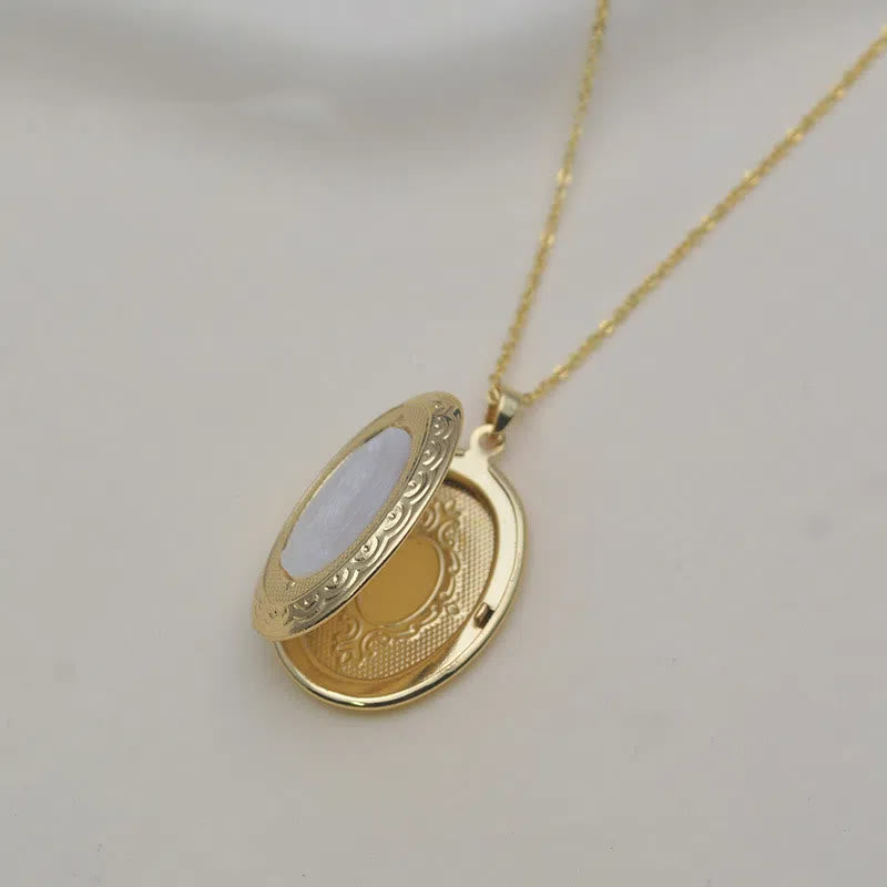 Classic Style Our Lady of Guadalupe Locket Pendant Necklace