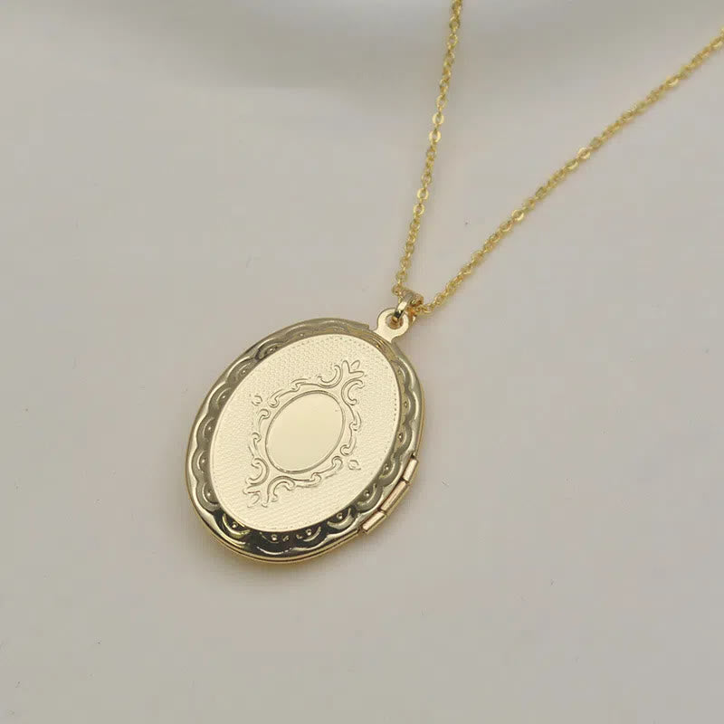 Classic Style Our Lady of Guadalupe Locket Pendant Necklace