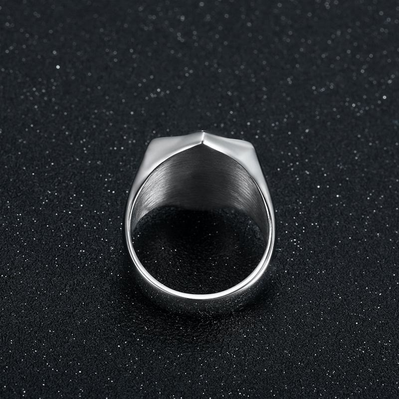 Classic Style Crusades Shield Sacred Protection Ring