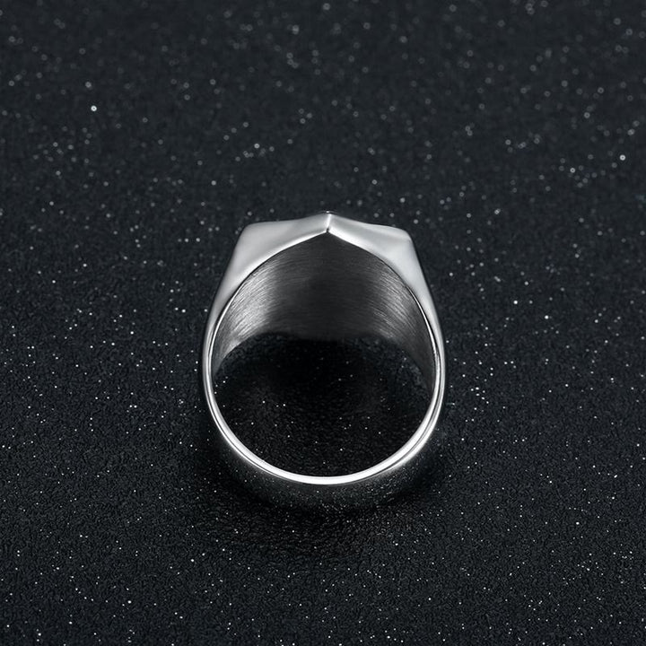 Classic Style Crusades Shield Sacred Protection Ring