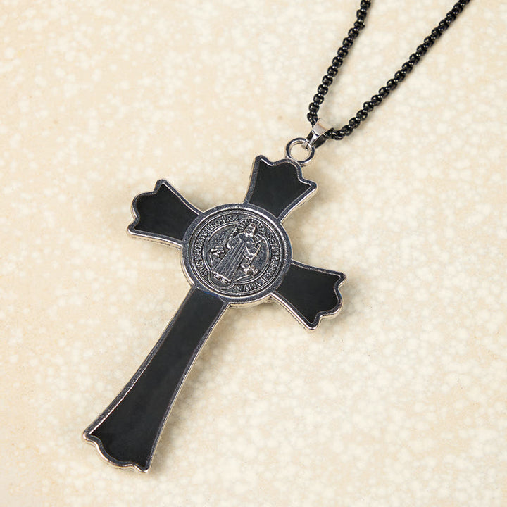 Classic Style Multicolor of Crucifix Divine Protection Pendant Necklace(6 color)