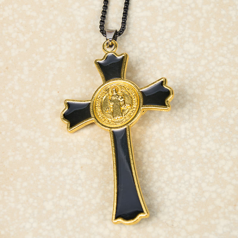 Classic Style Multicolor of Crucifix Divine Protection Pendant Necklace(6 color)