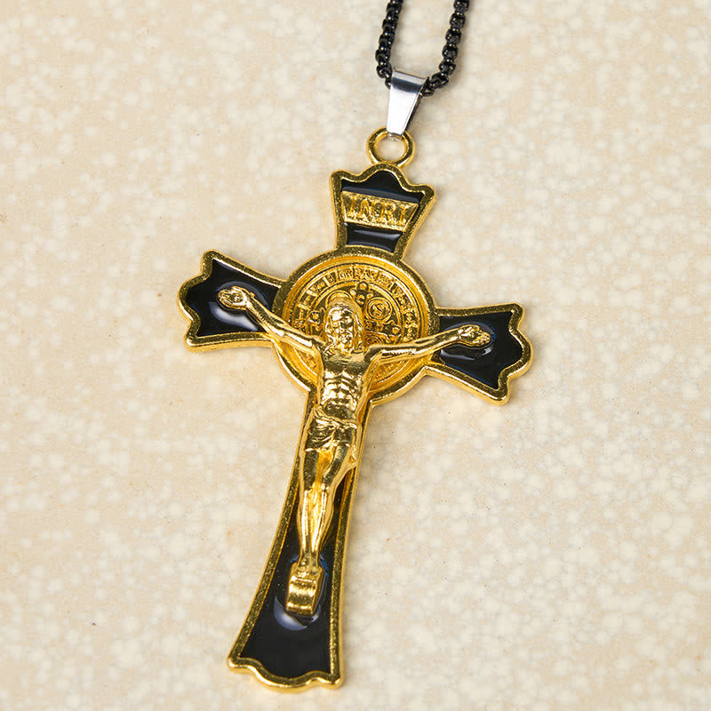 Classic Style Multicolor of Crucifix Divine Protection Pendant Necklace(6 color)