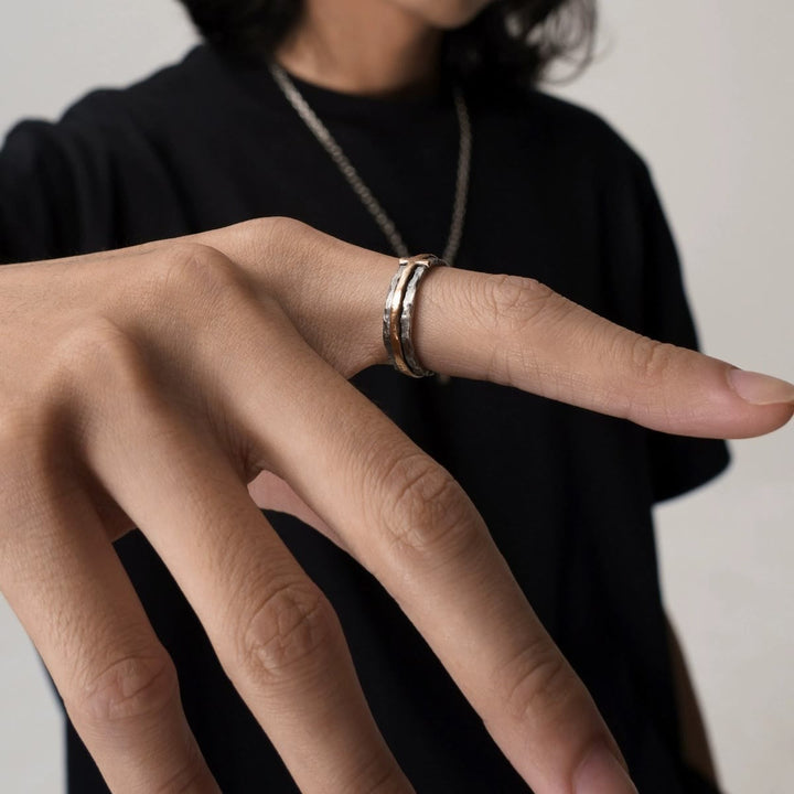 Classic Style Rustic Elegance Blessed Cross Ring