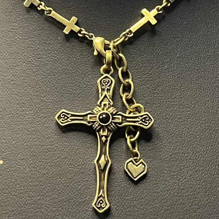 Modern Style Sacred Salvation Cross Pendant Necklace
