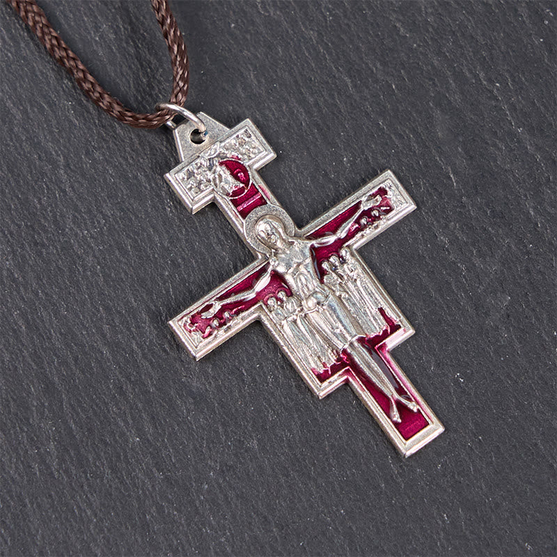St. Francis San Damiano Cross Pendant Necklace | A Symbol of Faith and Peace
