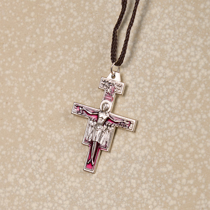 St. Francis San Damiano Cross Pendant Necklace | A Symbol of Faith and Peace