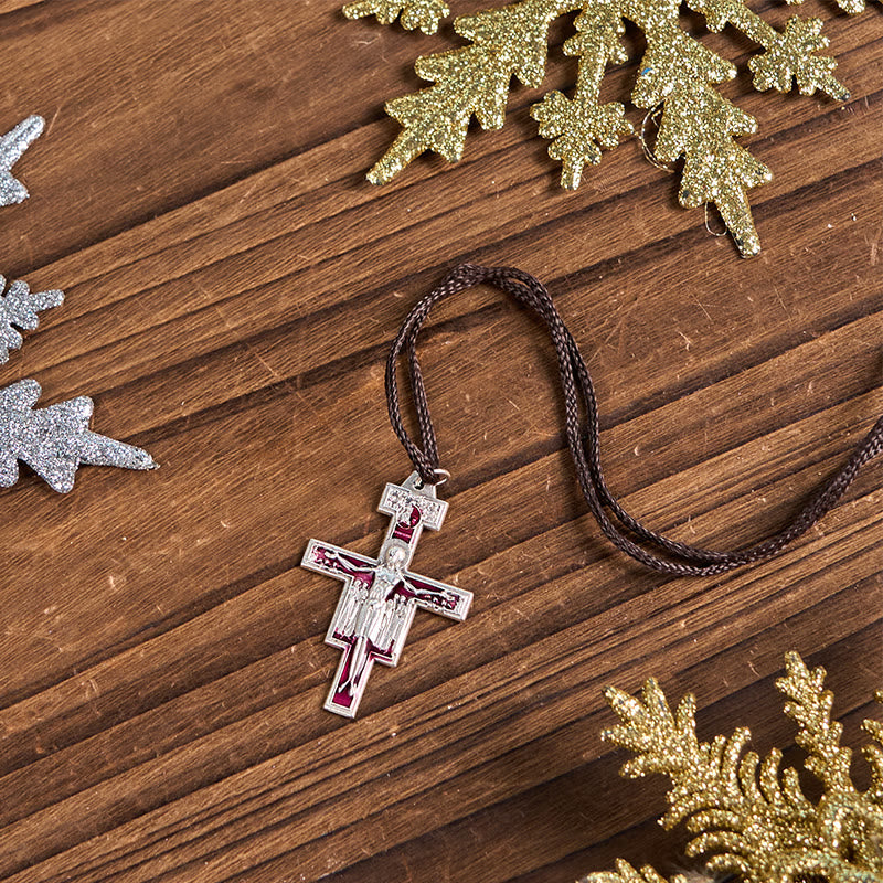 St. Francis San Damiano Cross Pendant Necklace | A Symbol of Faith and Peace