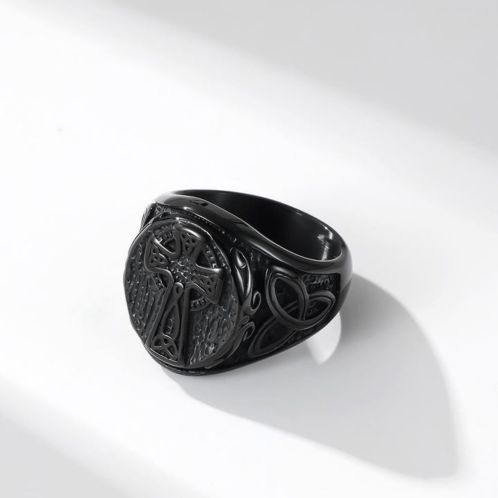 Eternal Faith Celtic Cross Ring - A Symbol of Timeless Devotion