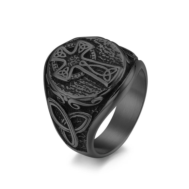 Eternal Faith Celtic Cross Ring - A Symbol of Timeless Devotion