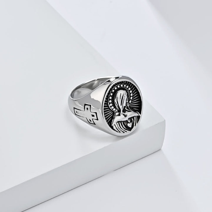 Divine Grace Blessed Virgin Mary Ring - A Tribute to Holy Love