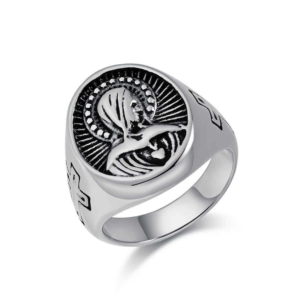 Divine Grace Blessed Virgin Mary Ring - A Tribute to Holy Love