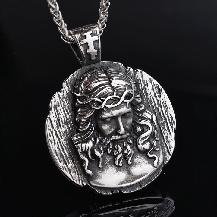 Jesus Crown of Thorns Pendant Necklace - A Profound Symbol of Faith and Devotion