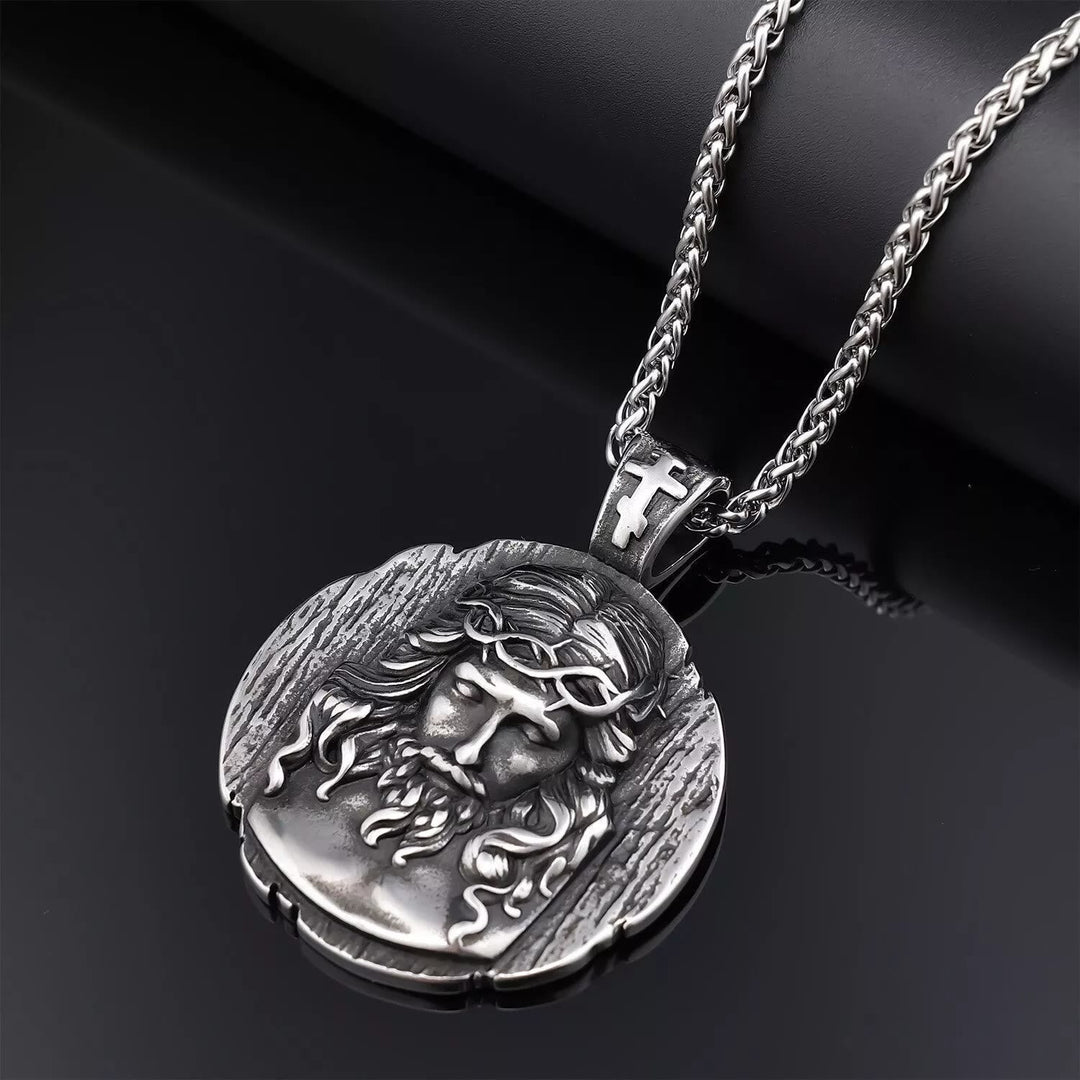 Jesus Crown of Thorns Pendant Necklace - A Profound Symbol of Faith and Devotion
