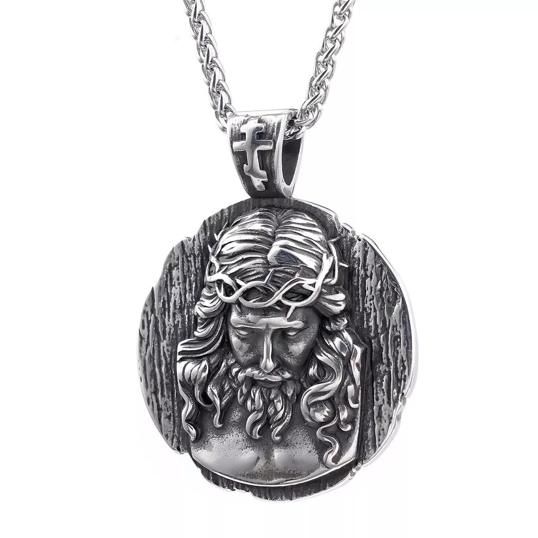 Jesus Crown of Thorns Pendant Necklace - A Profound Symbol of Faith and Devotion