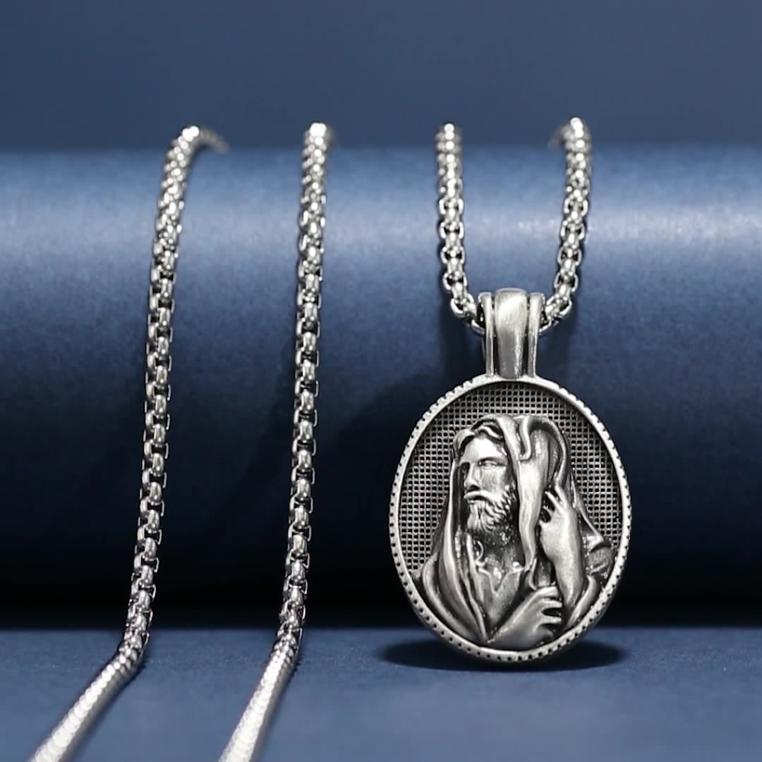 Jesus the Good Shepherd Necklace - A Meaningful Symbol of Love and Protection