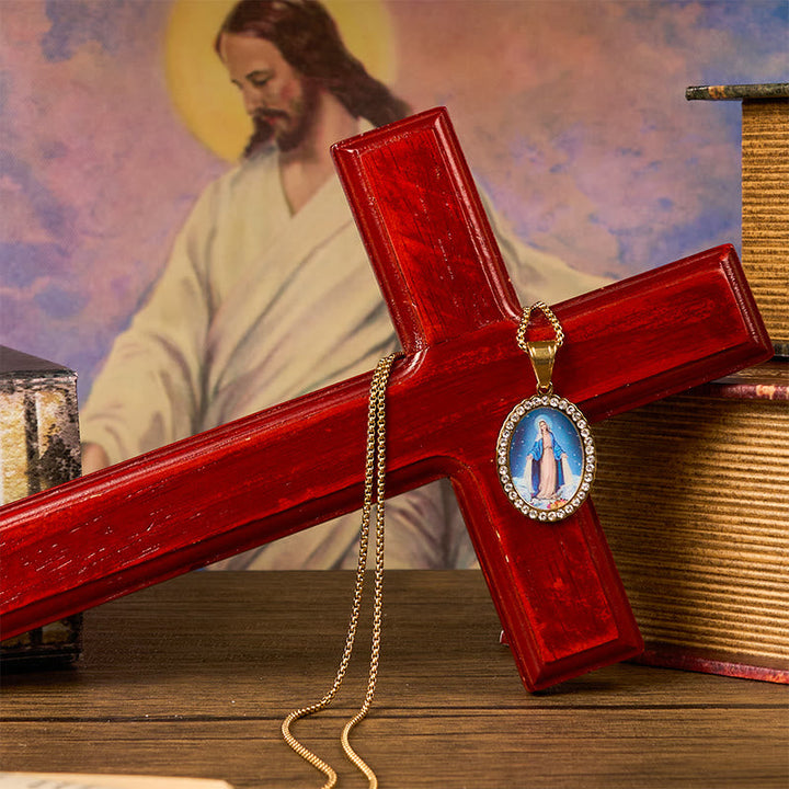 Divine Grace with the Miraculous Medal Necklace - A Testament to Faith