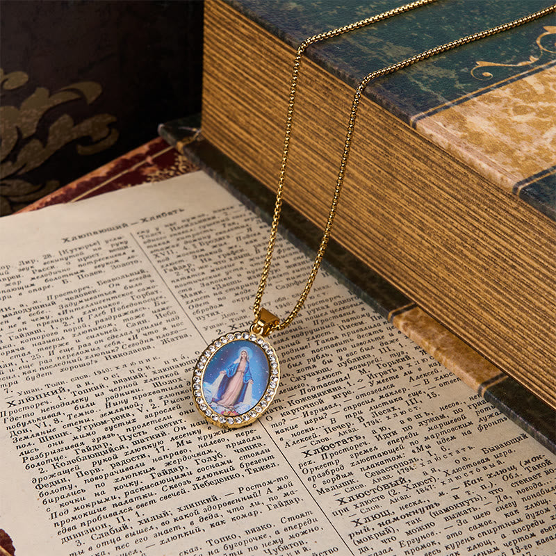 Divine Grace with the Miraculous Medal Necklace - A Testament to Faith